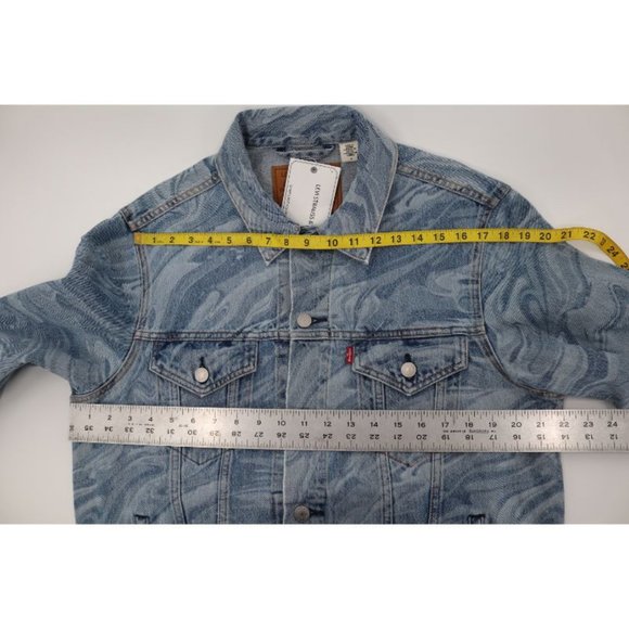 Levi's men's M Vintage fit Diaspore Laser trucker - Picture 8 of 12